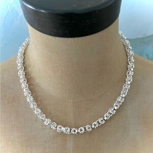 NEW Multi Link Silver Necklace